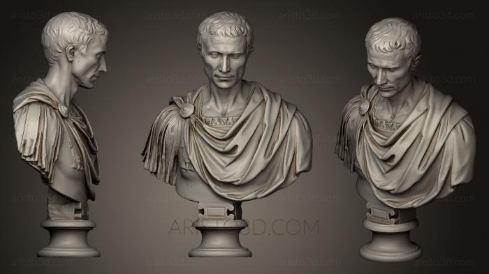 Busts and heads antique and historical (BUSTA_0436) 3D model for CNC machine